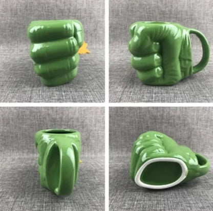 Marvelous Hulk Fist Mug – Ideal for Tea, Coffee, and Beverage