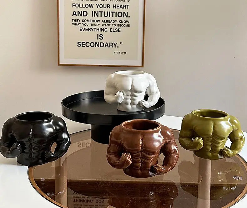 GetMugged™ Muscle Man Pectorales Mugs Coffee Mug