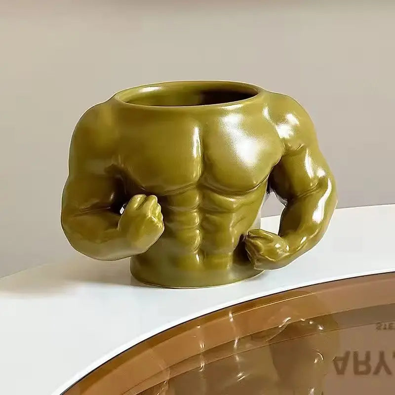 GetMugged™ Muscle Man Pectorales Mugs Coffee Mug
